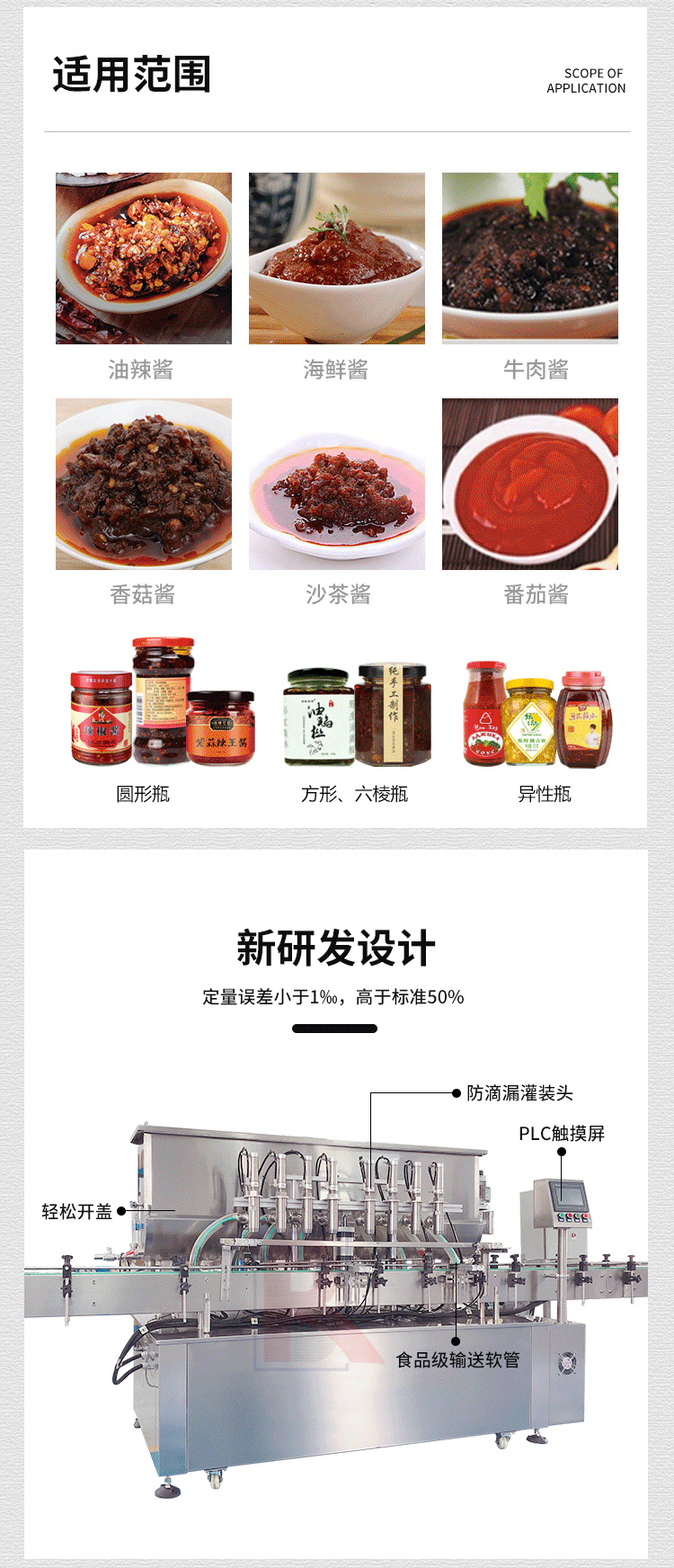 八頭醬料灌裝機